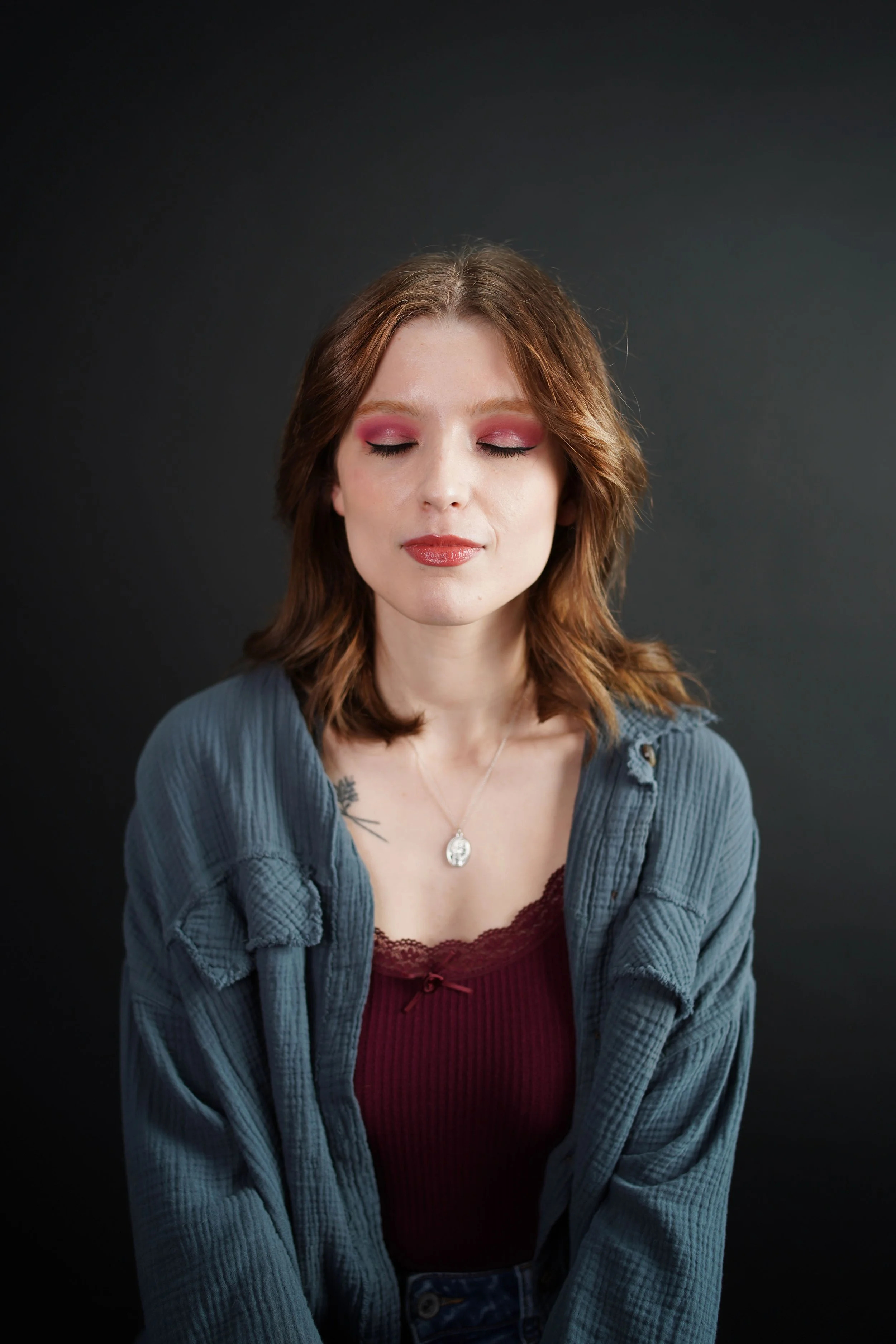 Creative makeup look